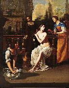 Artemisia gentileschi Bathsheba Spain oil painting artist